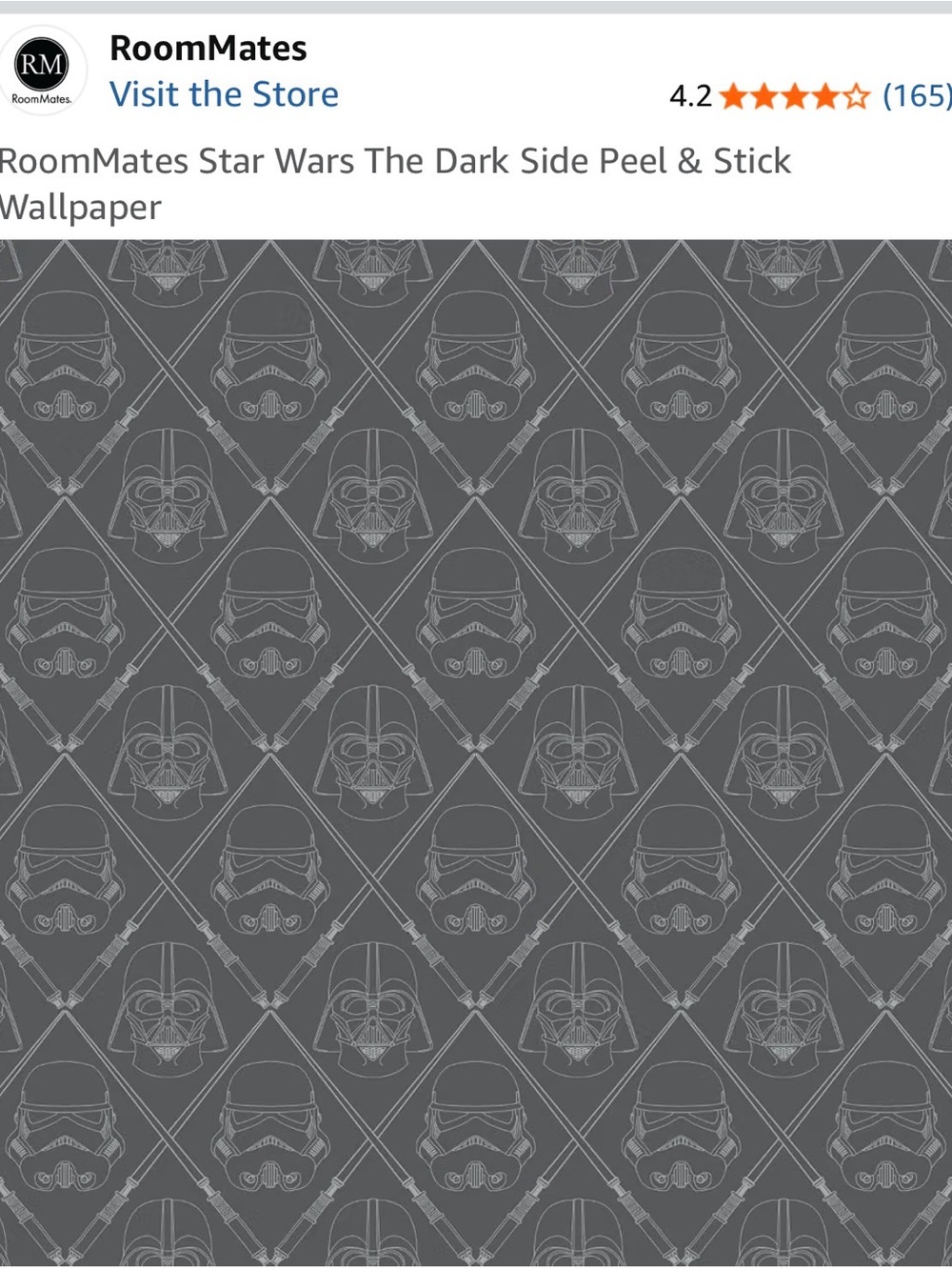 Star Wars Peel and Stick Wallpaper